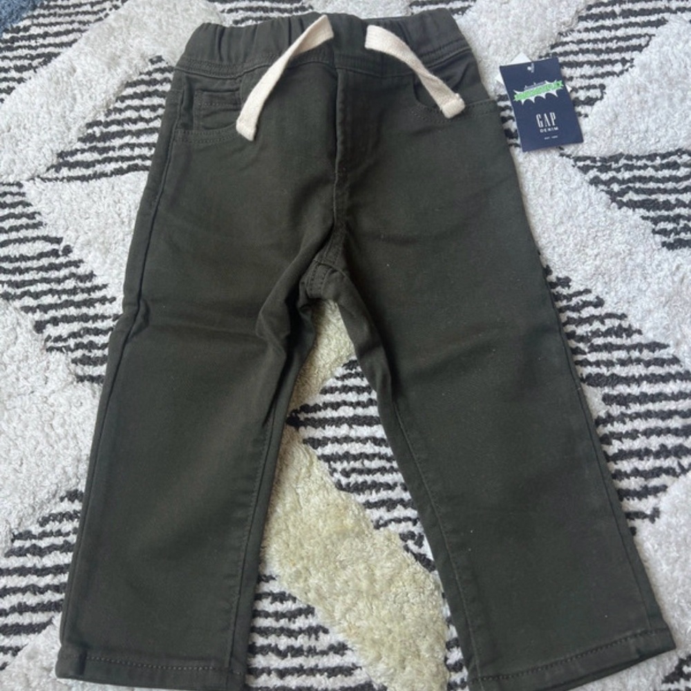 NWT Baby Gap Denim High Stretch Slim Pull-on Pants